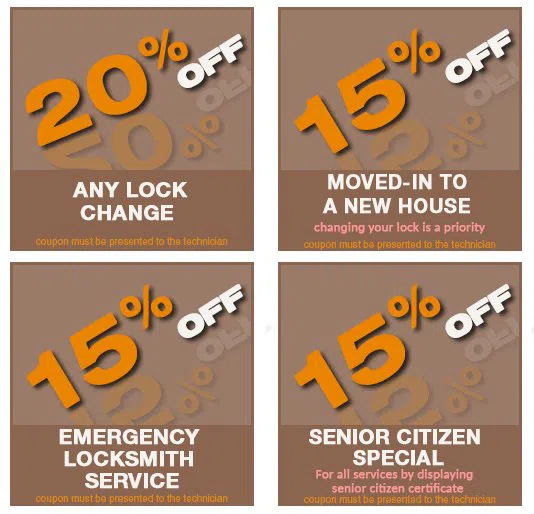 Clear Lake FL Locksmith Store, Clear Lake, FL 407-801-0097 - coupon19-set-four